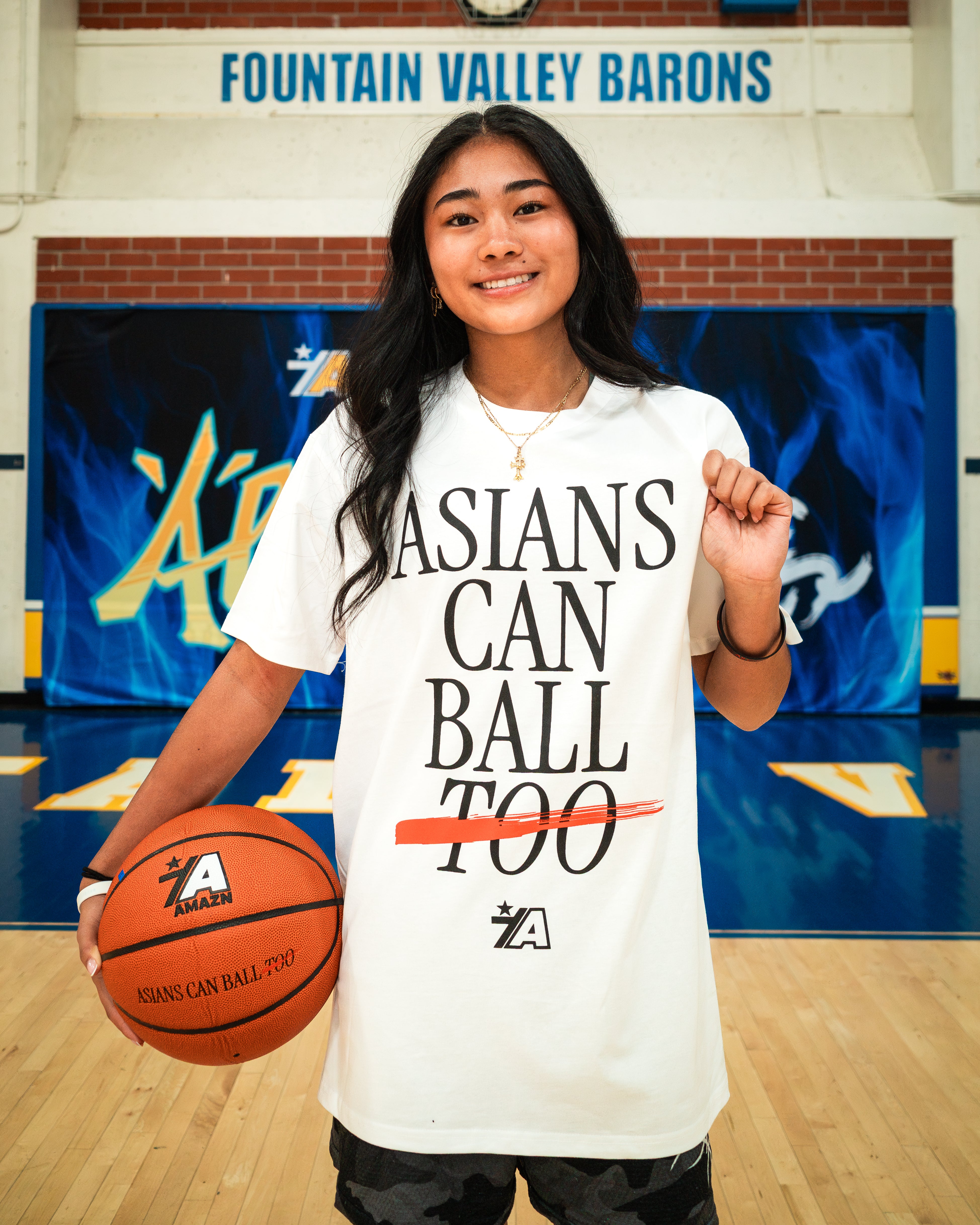 ファングッズ the origin of BASKETBALL CULTURE IN ASIA Asians Can Ball Tee – AMAZN HQ
